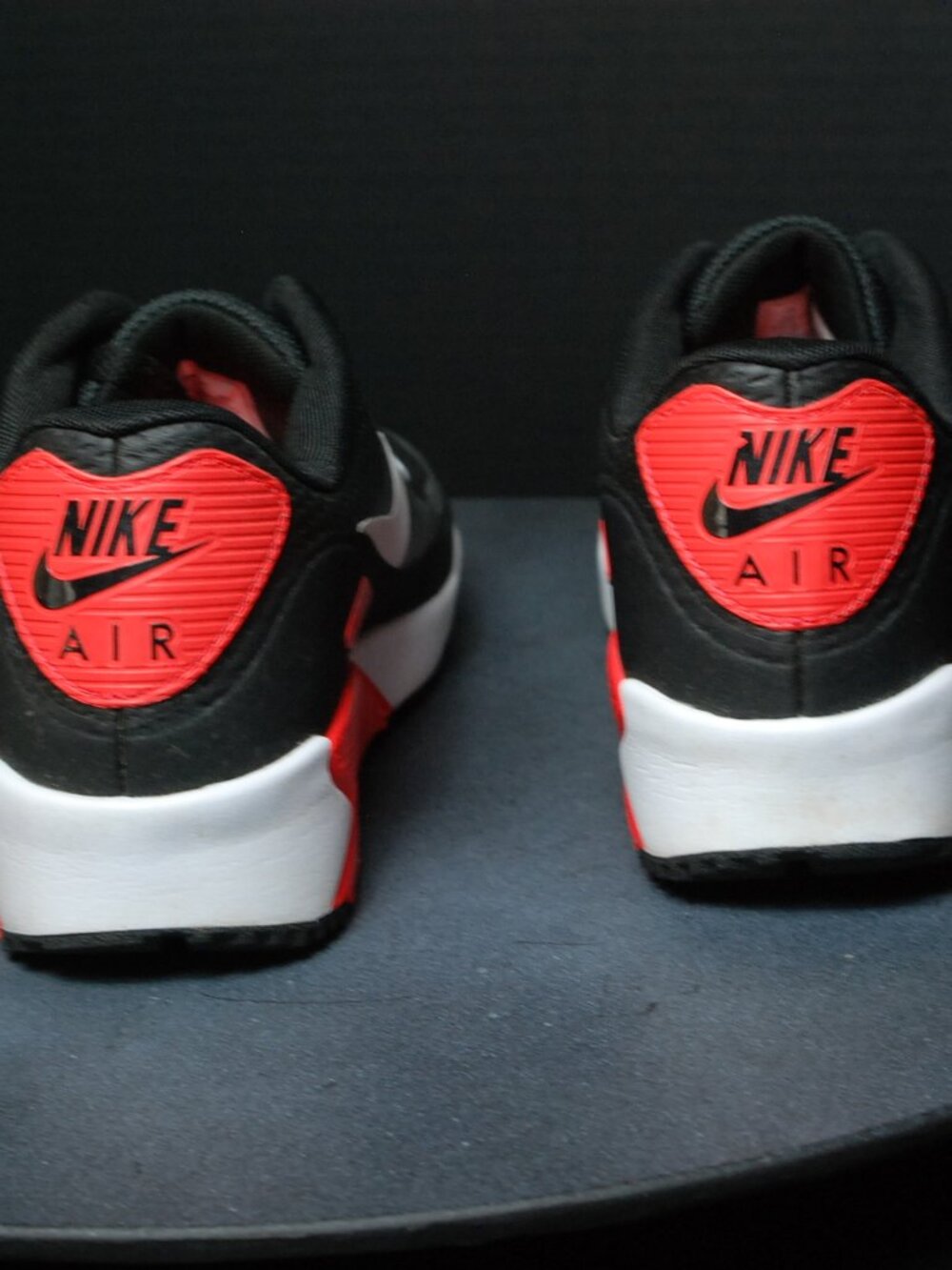 Nike Air Max 90 Golf Shoes Men's US Black/White/Infrared CU9978 010 - Picture 7 of 12